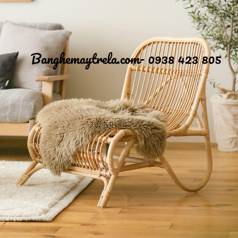 Ghế mây tự nhiên đọc sách phòng ngủ